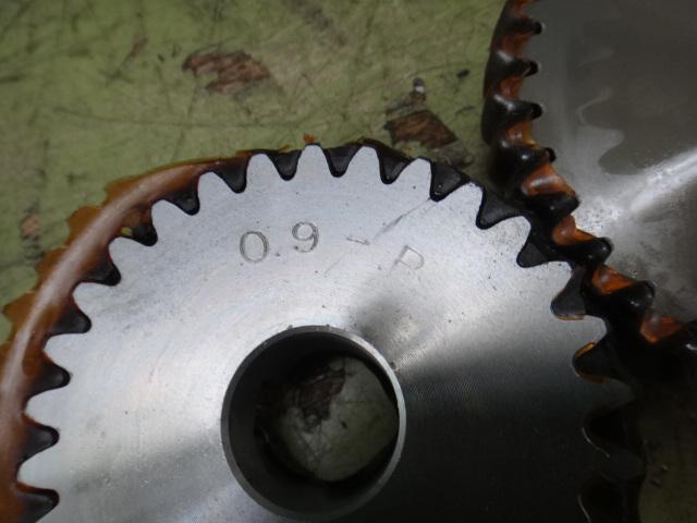 ブラザー タッピング盤BT1-203用替ギヤー P-0.9