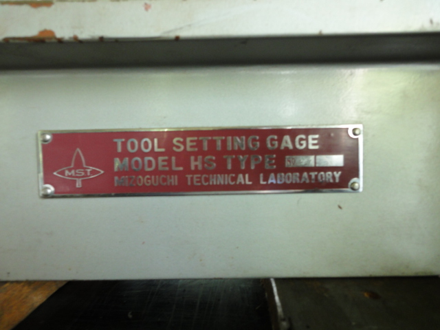 溝口 ツールセッティングゲージ TOOL SETTING GAGE HS TYPE