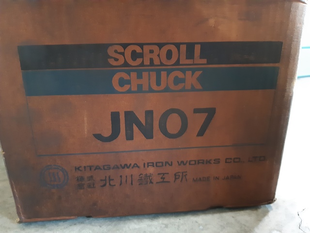 北川 3爪スクロールチャック JN07