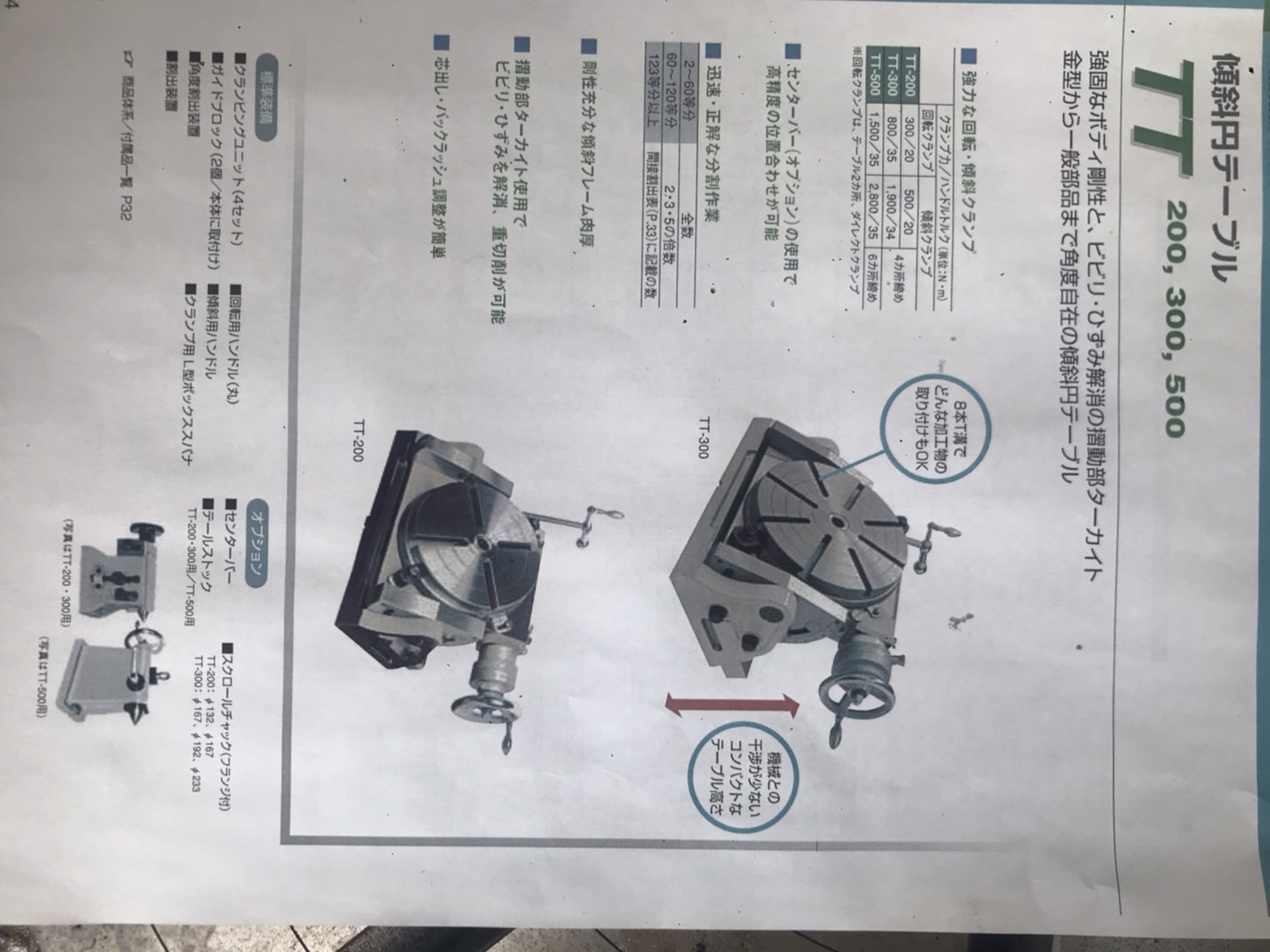津田駒 円テーブル TT-500