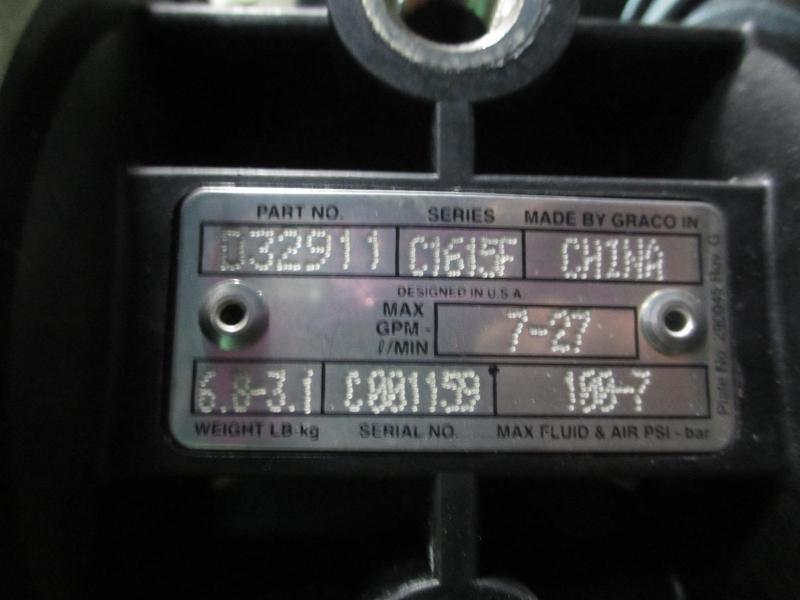 GRACO ダブルダイヤフラムポンプ HUSKY307