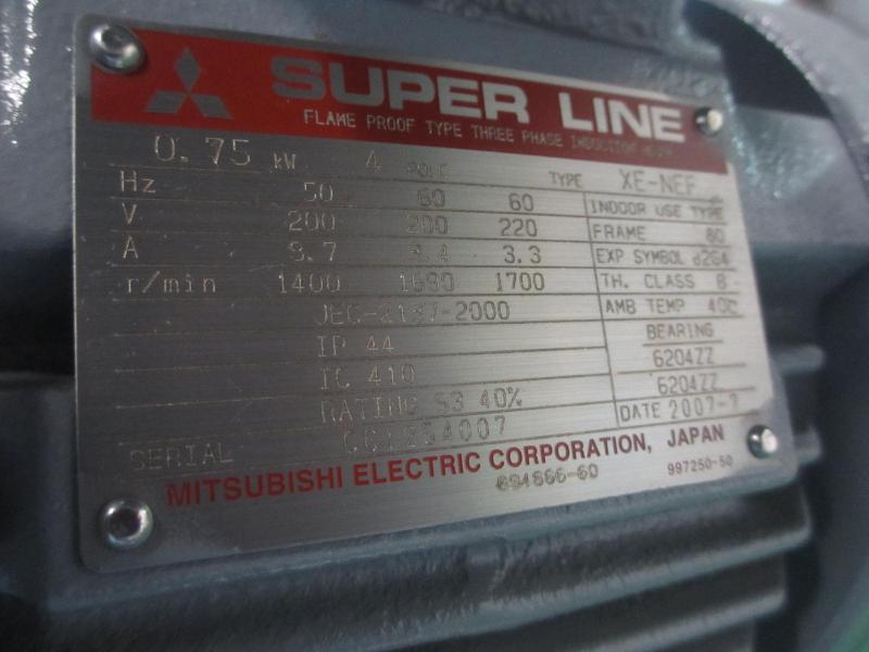 三菱電機 三相モーター XE-NEF