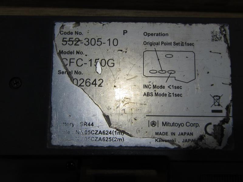 ミツトヨ デジタルノギス CFC-150G(552-305-10)