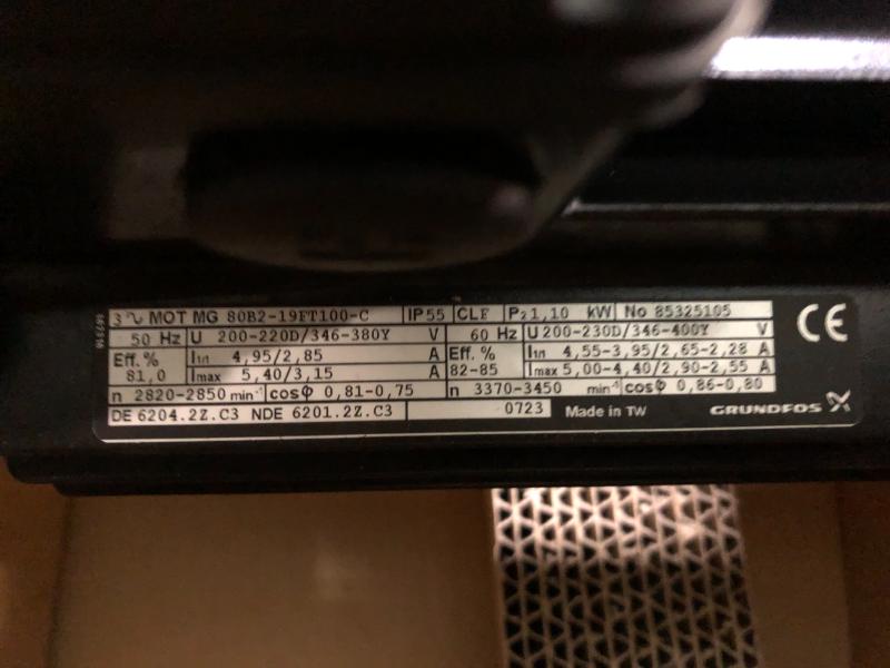 グルンドフォス クーラントポンプ CR5-7