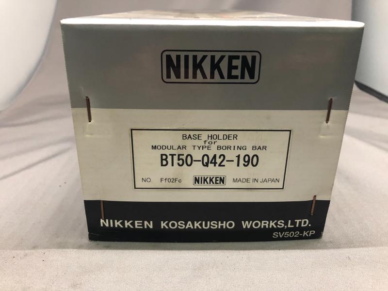 日研工作所 ボーリング用ベースホルダ BT50-Q42-190