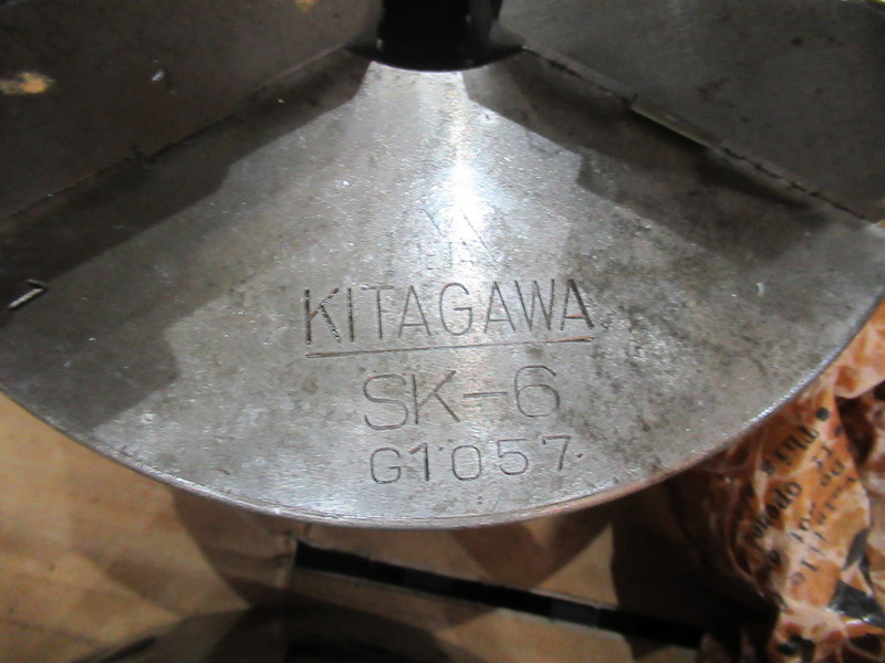 北川鉄工所 三ツ爪スクロールチャック SK-6