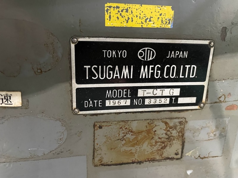 ツガミ 工具研削盤 T-CTG