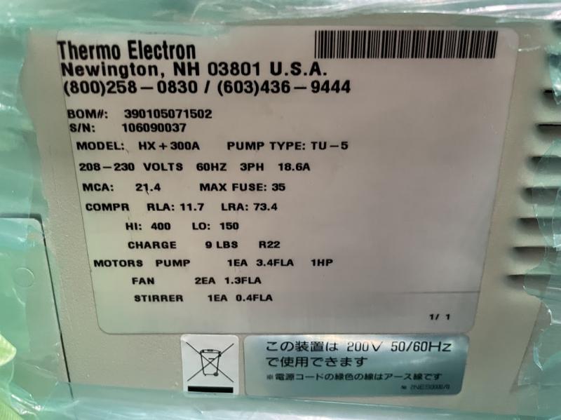 Thermo Electron 循環式チラー HX+300A