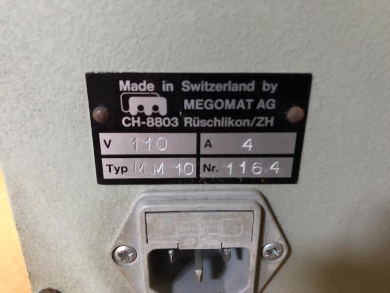 MEGOMAT AG ドリル研削盤 METEOR MM10