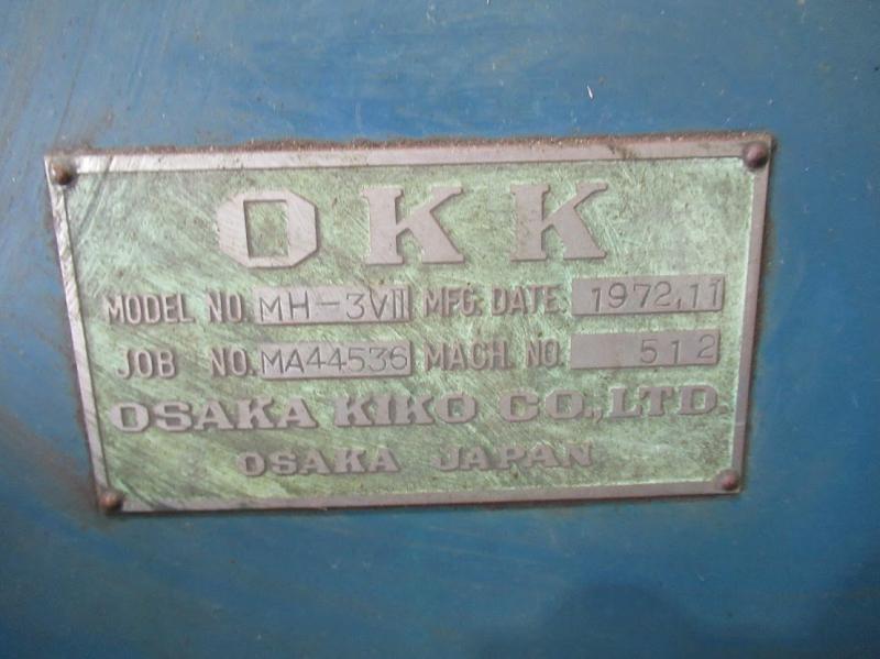 OKK 立フライス MH-3VII