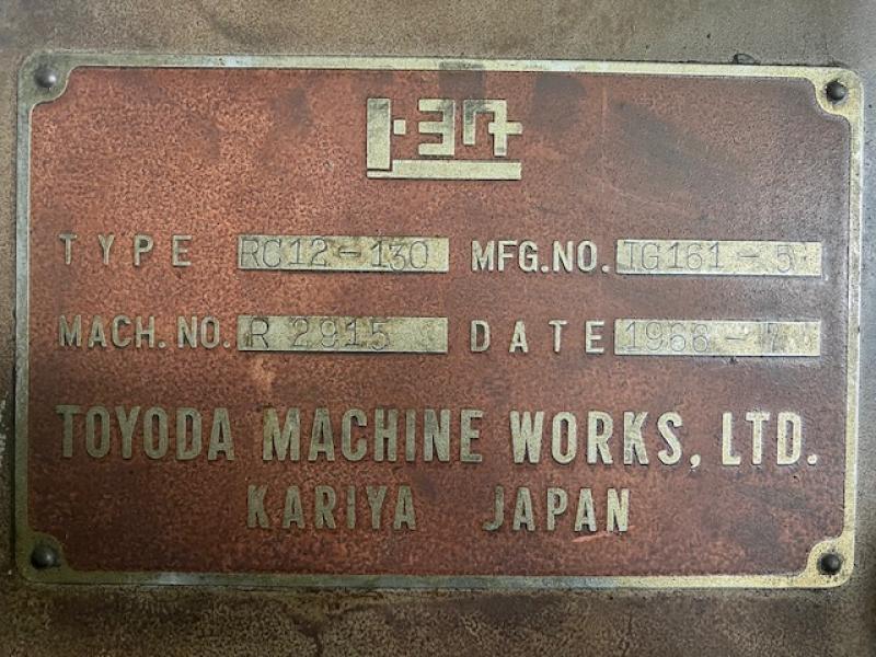 豊田 センター穴研磨機 RC12-130
