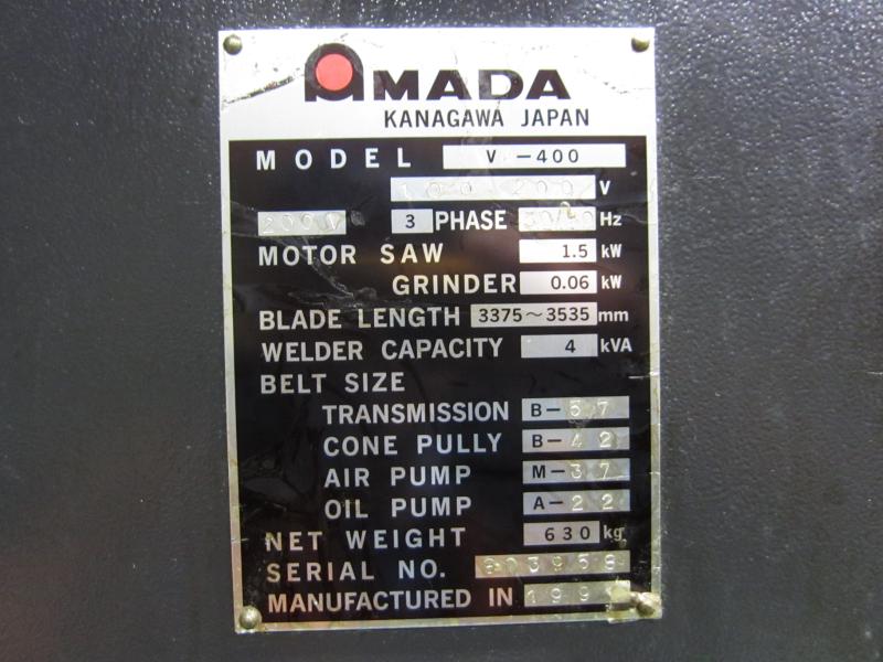 アマダ コンターマシン VA-400