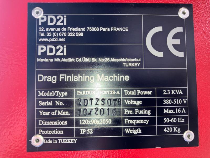 PD2i drag finishing machine PADRUS 4H20T2S-A