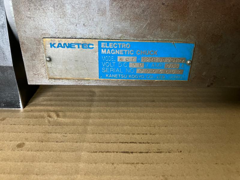カネテック 電磁可傾チャック KCZ-1238US90127
