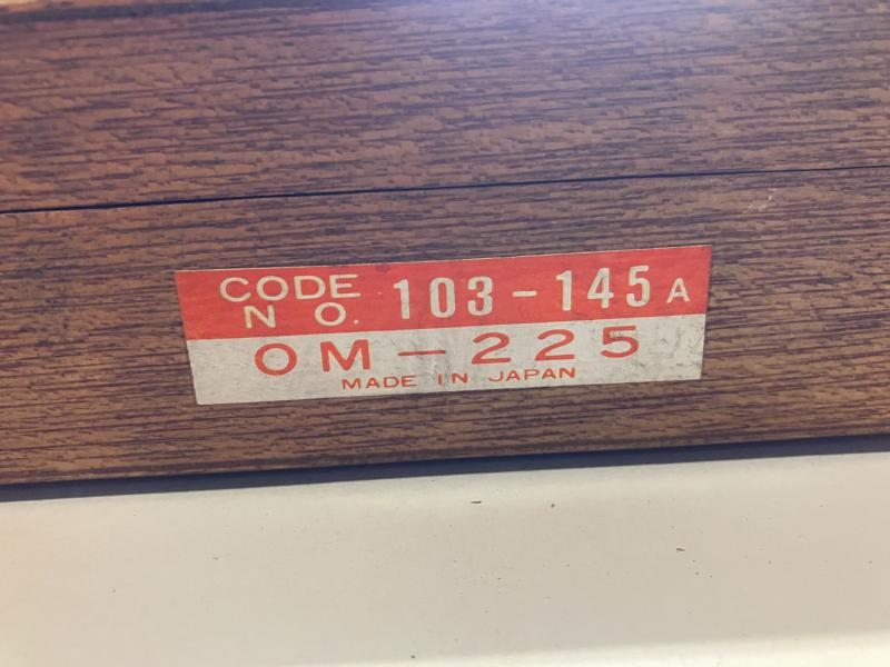 ミツトヨ 外側マイクロメーター OM-225