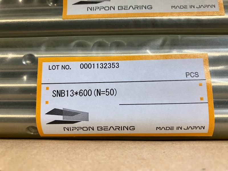 日本ベアリング スライドシャフト SNB13*600(N=50)