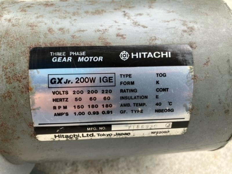 日立産機システム ギヤモータ GXjr.200W IGE