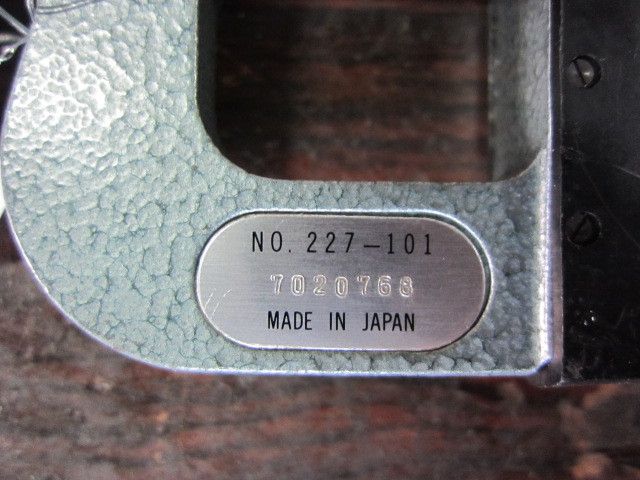 ミツトヨ 低測定力マイクロメーター BTM-25