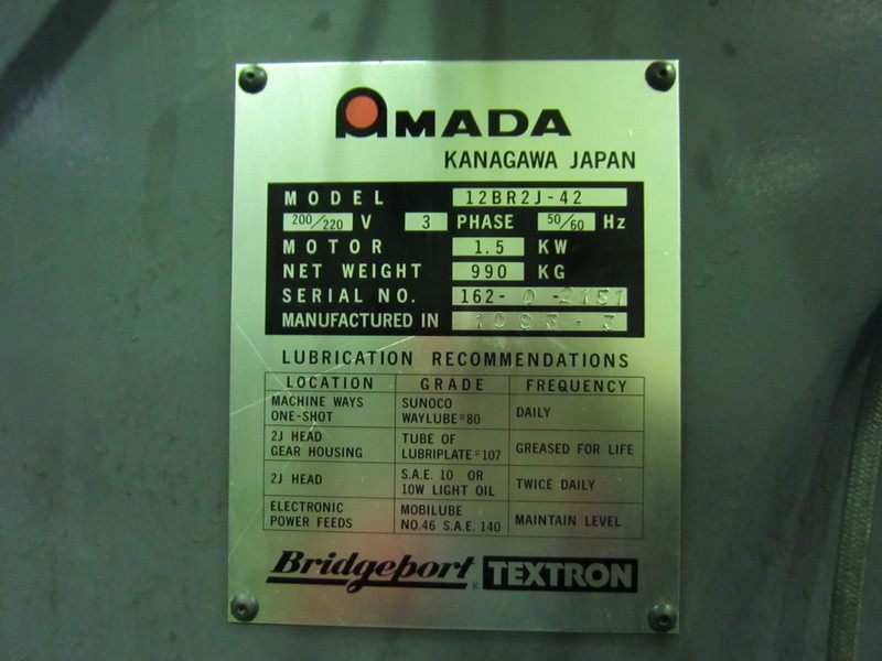 Bridge port(アマダ) 立フライス 12BR2J-42