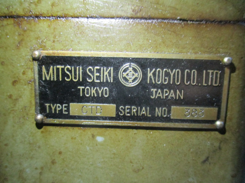 三井精機工業 ロータリーテーブル CTD