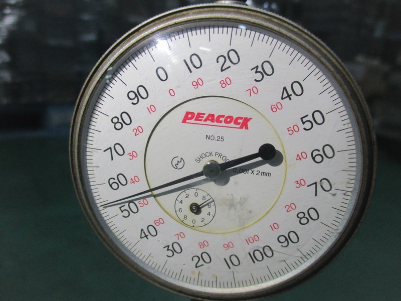 PEACOCK ダイヤルゲージ(スタンド付き) UPRIGHT DIAL GAUGE