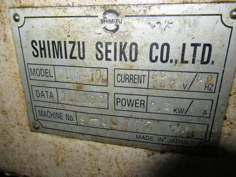 SHIMIZU SEIKO バフ研磨機 DLM-100