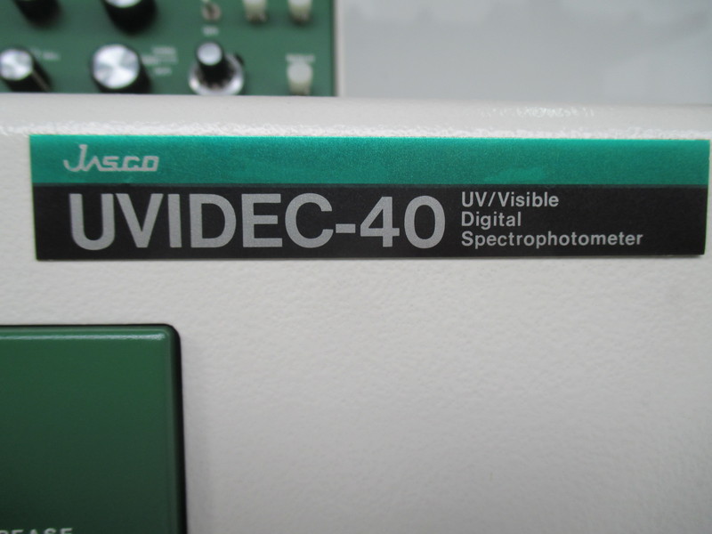 JASCO UV/Visible Digital Spectrophotometer DVIDEC-40DVIDEC-40