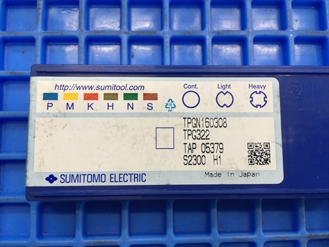 住友電工(イゲタロイ) チップ 新品 TPGN160308 TPG322