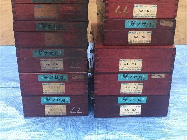 新潟精機 ピンゲージセット AA-0BAA-8A
