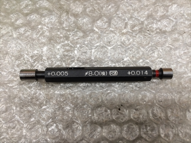 理研測範 限界栓ゲージ φ8.0