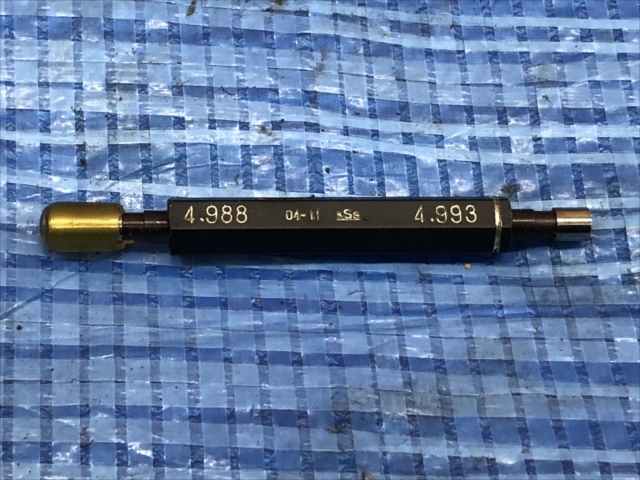 KSS 限界栓ゲージ Φ4.988/Φ4.993