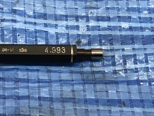 KSS 限界栓ゲージ Φ4.988/Φ4.993