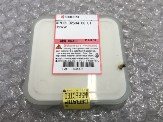 京セラ スローアウェイチップ 新品 XPCBL02504-08-010SWW