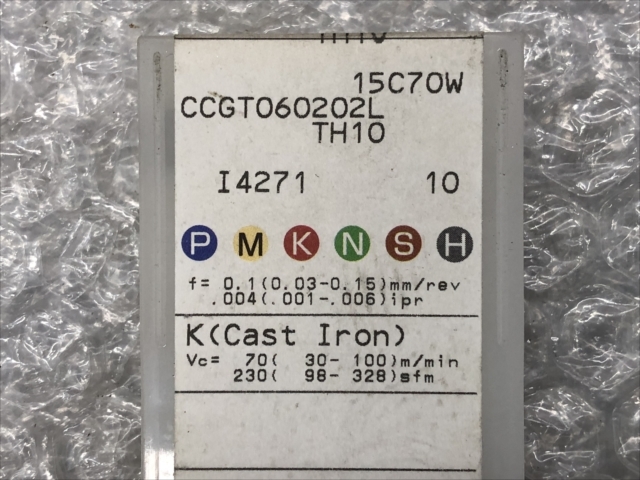 タンガロイ チップ 新品 CCGT060202L TH10