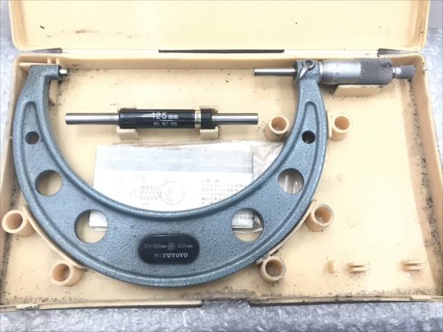 ミツトヨ 外側マイクロメーター OM-150(103-142)
