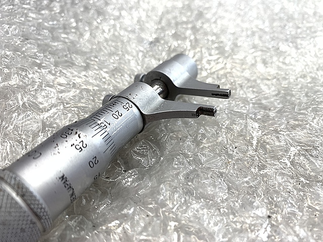ミツトヨ キャリパー型内側マイクロメーター 1MP-25W(145-158A)