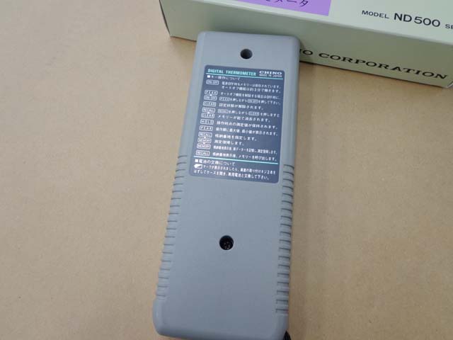 チノー デジタルサーモメータ ND500