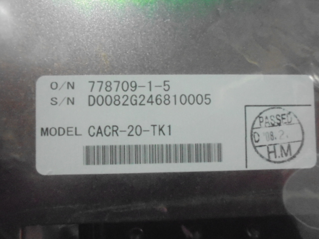 安川電機 サーボパック CACR-20-TK1