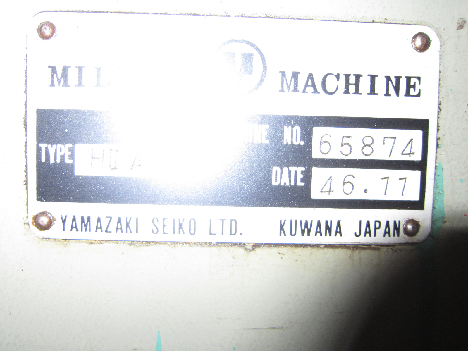 Mazak｜山崎精工 横フライス HIIA