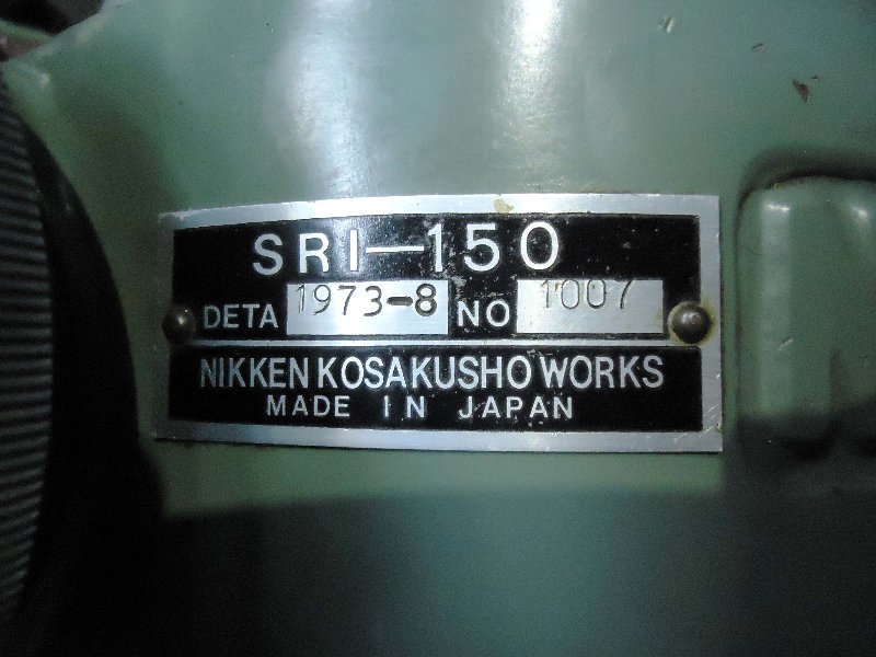 日研工作所｜NIKKEN インデックス SRI-150