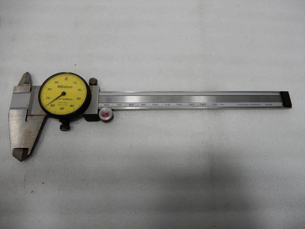 ミツトヨ ダイヤル付きノギス 150mm