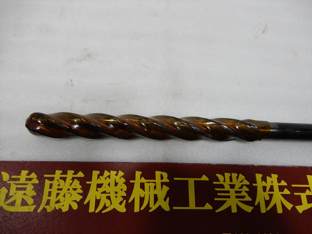 不明 超硬ソリッドエンドミル 径15(R7,5)刃長140mm210mmエアーホールなし