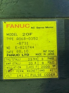 ファナック サーボモーター 20F
