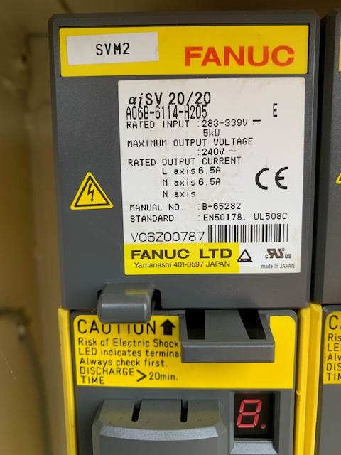 Fanuc ドライバーユニット A06B-6114-H205