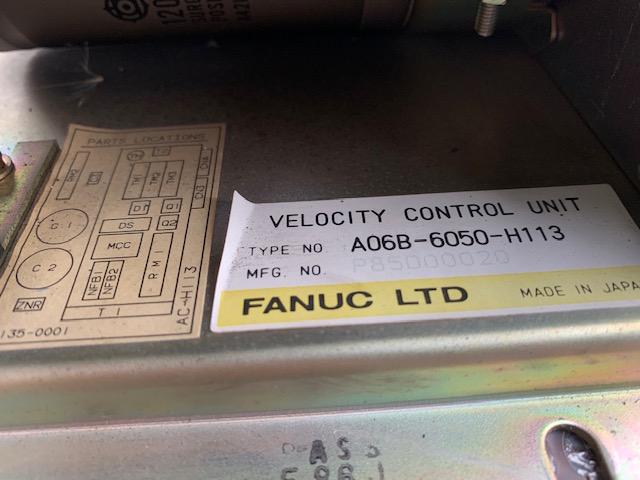 Fanuc コントロールユニット A06B-6050-H113