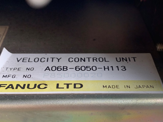Fanuc コントロールユニット A06B-6050-H113