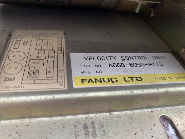Fanuc コントロールユニット A06B-6050-H113