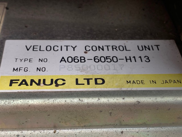Fanuc コントロールユニット A06B-6050-H113