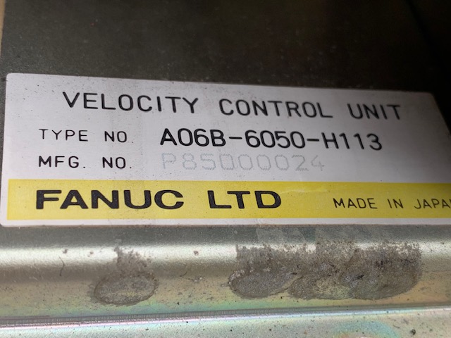 Fanuc コントロールユニット A06B-6050-H113