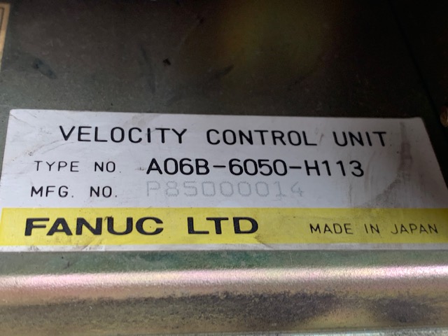 Fanuc コントロールユニット A06B-6050-H113